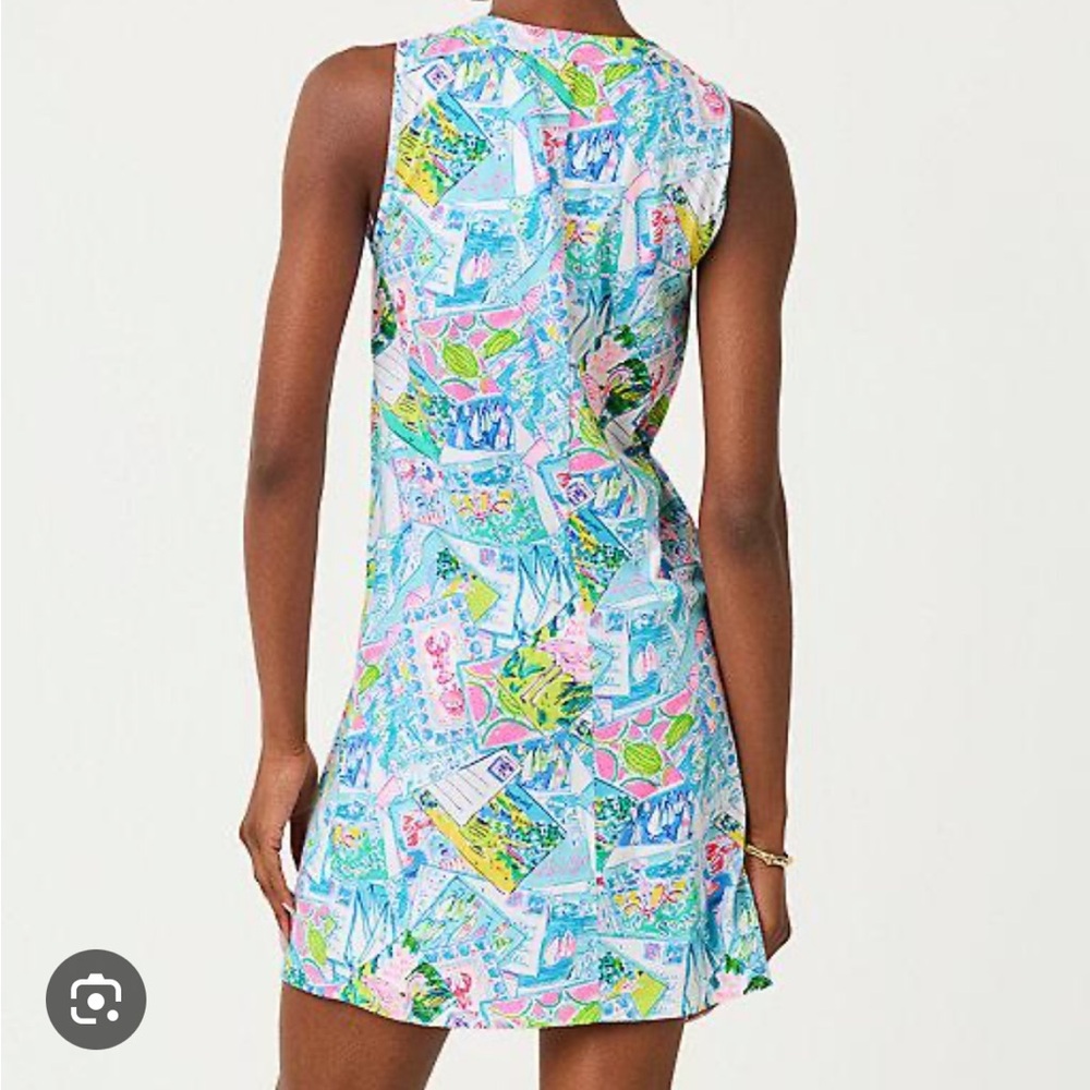 Lilly Pulitzer Amina swing dress “Wish You Were Here” - Picture 9 of 9